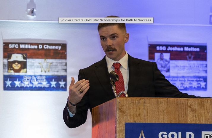 Soldier Credits Gold Star Scholarships for Path to Success